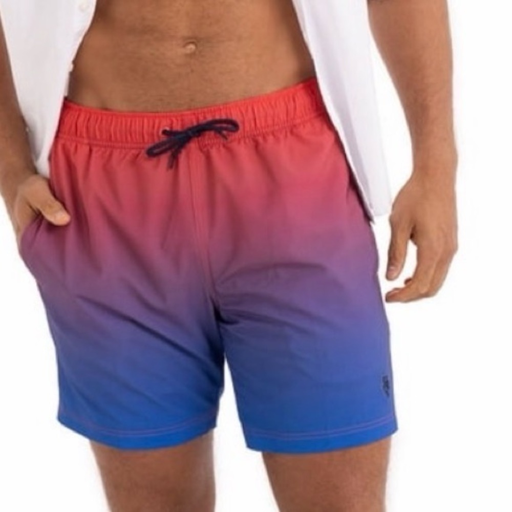 U.S. Polo Assn. Red Swim Shorts